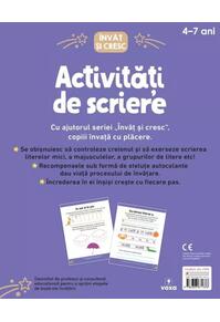 Copertă produs &Icirc;nvăț și cresc. Activități de scriere
