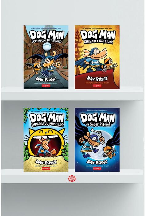 Copertă produs Pachet Seria Dog Man (Vol. 4&ndash;7)