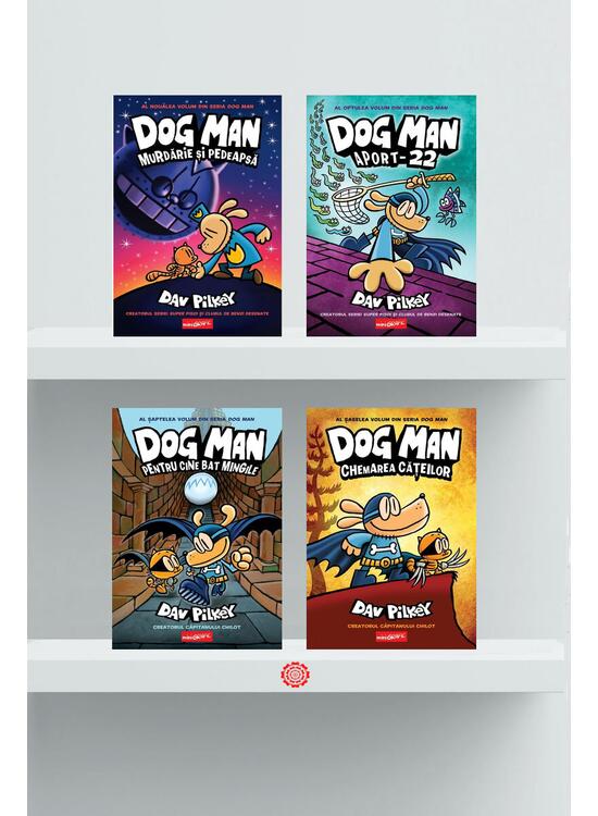Copertă produs Pachet Seria Dog Man (Vol. 6&ndash;9) - gallery big 1