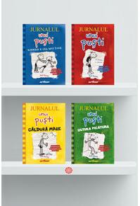 Copertă produs Pachet Seria Jurnalul unui puști (Vol. 1&ndash;4)