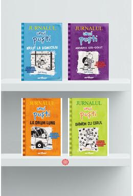 Copertă produs Pachet Seria Jurnalul unui puști (Vol. 5, 6, 8, 9)
