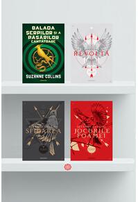 Copertă produs Pachet Serie Jocurile foamei &ndash; Suzanne Collins (Vol. 1&ndash;4)