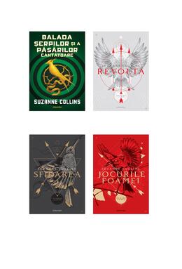 Copertă produs Pachet Serie Jocurile foamei &ndash; Suzanne Collins (Vol. 1&ndash;4)