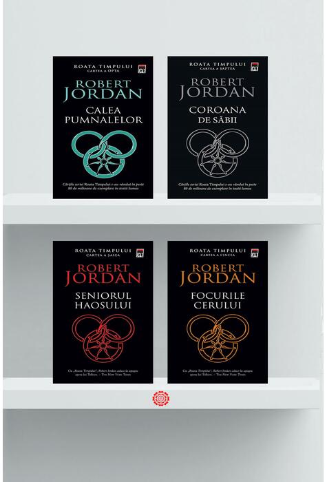 Copertă produs Pachet Seria Roata timpului &ndash; Robert Jordan (Vol. 5&ndash;8)
