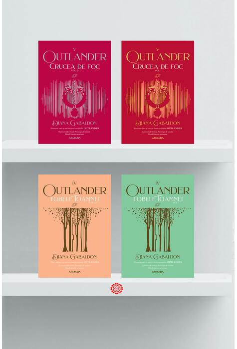 Copertă produs Pachet Seria Outlander &ndash; Diana Gabaldon (Vol. 5&ndash;8)