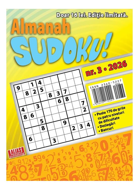 Copertă produs Almanah Sudoku Nr. 3/ 2026 - gallery big 1