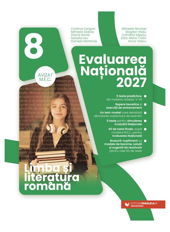 Copertă produs Limba și literatura rom&acirc;nă. Evaluarea Națională 2027. Clasa a VIII-a - gallery big 1
