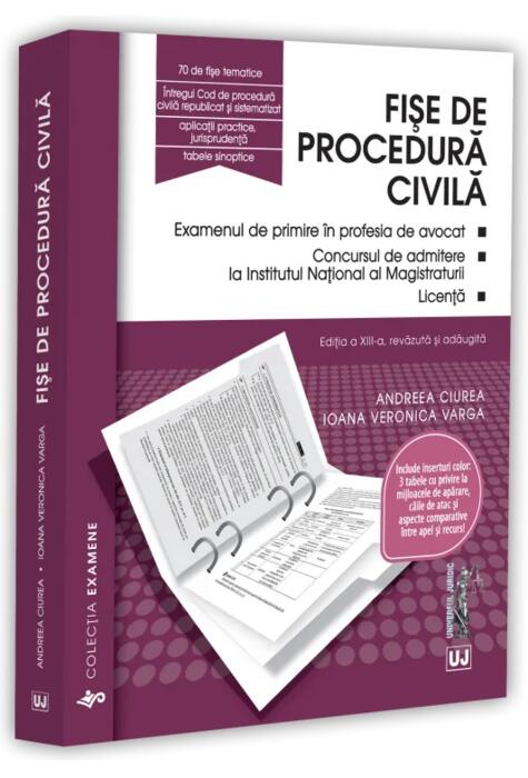 Copertă produs Fișe de procedură civilă 2026