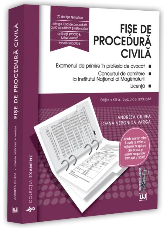 Copertă produs Fișe de procedură civilă 2026 - gallery big 1