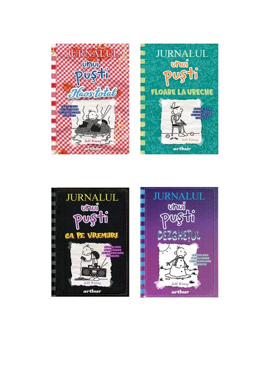 Copertă produs Pachet autor &ndash; Jeff Kinney - gallery big 5