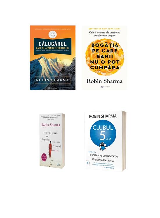Copertă produs Pachet autor &ndash; Robin Sharma - gallery big 5