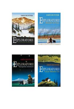 Copertă produs Pachet Seria Exploratorii &ndash; Erin Hunter (Vol. 1&ndash;4)