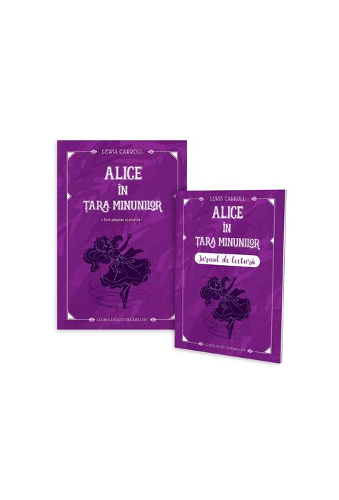 Copertă produs Alice &icirc;n Țara Minunilor + jurnal de lectură
