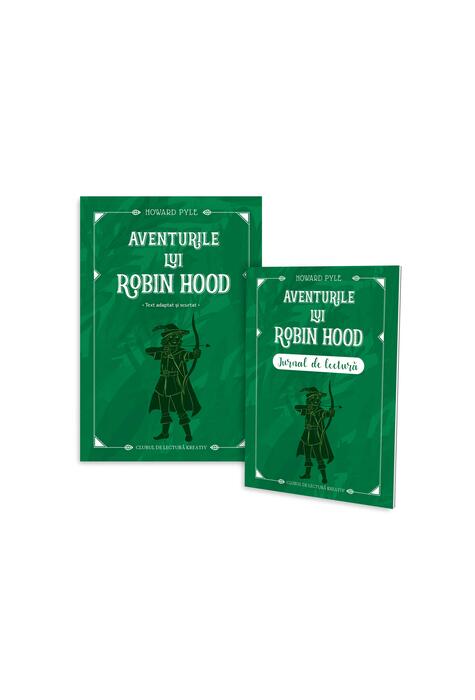 Copertă produs Aventurile lui Robin Hood + jurnal de lectură