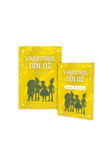Copertă produs Vrăjitorul din Oz + jurnal de lectură