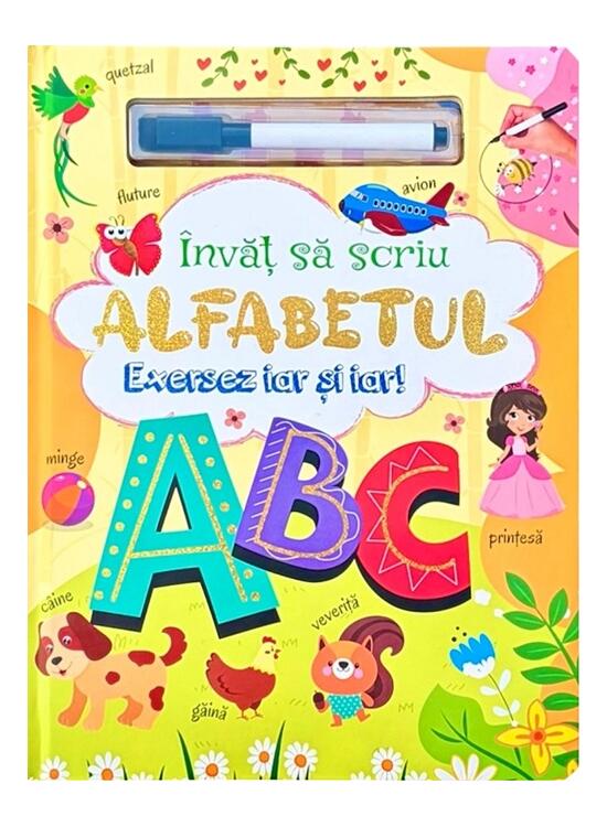 Copertă produs &Icirc;nvăț să scriu alfabetul. Exersez iar și iar! - gallery big 1