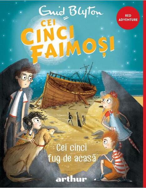 Cei cinci fug de acasă (Vol. 3) - Paperback brosat - Enid Blyton - Arthur