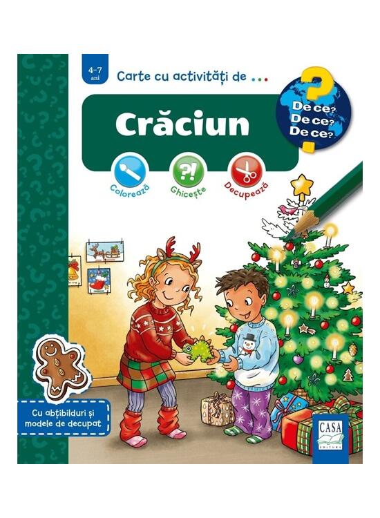 Copertă produs Carte cu activități de... Crăciun (4-7 ani) - gallery big 1
