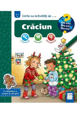 Copertă produs Carte cu activități de... Crăciun (4-7 ani)
