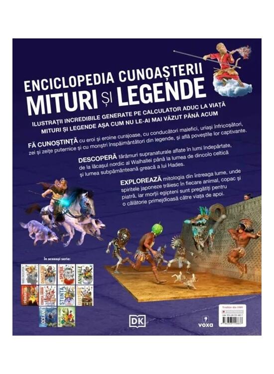 Copertă produs Enciclopedia cunoașterii. Mituri și legende - gallery big 2