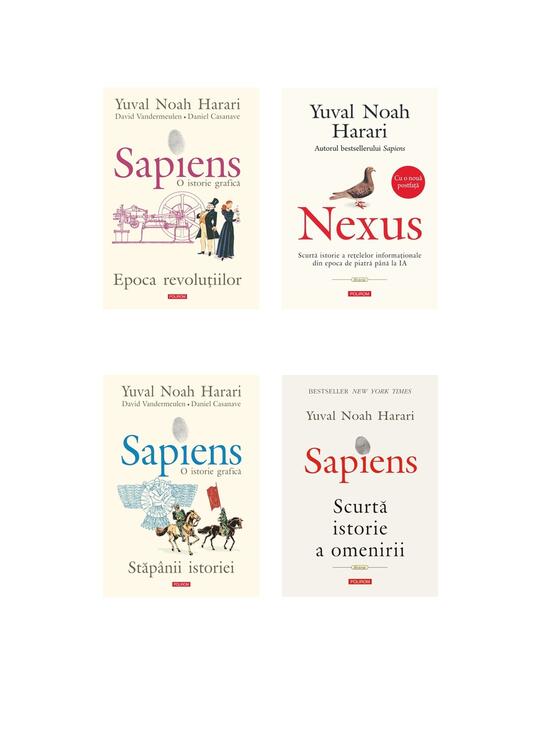 Copertă produs Pachet autor - Yuval Noah Harari - gallery big 5