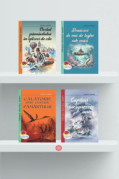 Pachet autor - Jules Verne - Paperback brosat - Jules Verne - Cartex