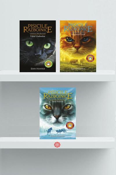Pachet Seria Pisicile războinice – Codul Încălcat (Vol. 37–39) - Paperback brosat - Erin Hunter - Galaxia Copiilor