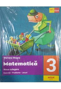 Copertă produs Noua culegere de matematică pentru clasa a III-a. Exerciţii, probleme, jocuri