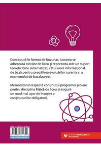 Copertă produs Memorator de Fizică pentru liceu