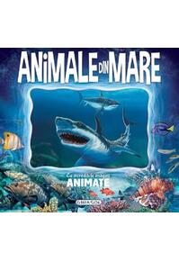 Copertă produs Carte cu imagini animate - Animale din mare