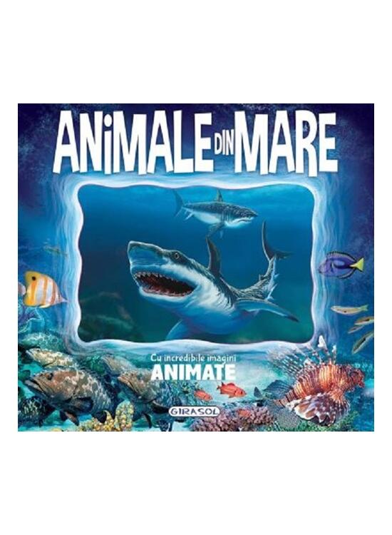 Copertă produs Carte cu imagini animate - Animale din mare - gallery big 1