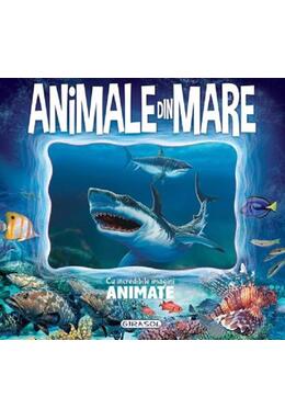 Copertă produs Carte cu imagini animate - Animale din mare