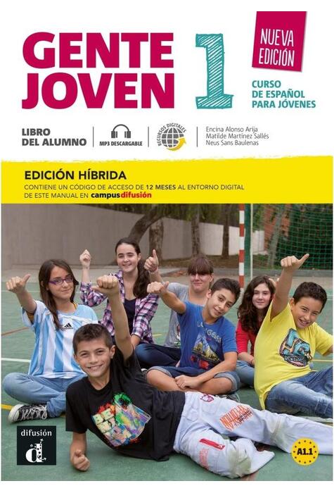 Copertă produs Gente joven 1 Nueva edici&oacute;n - Edici&oacute;n h&iacute;brida - Libro del alumno