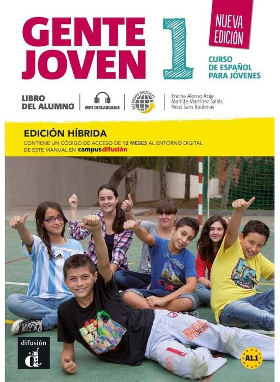Copertă produs Gente joven 1 Nueva edici&oacute;n - Edici&oacute;n h&iacute;brida - Libro del alumno - gallery big 1