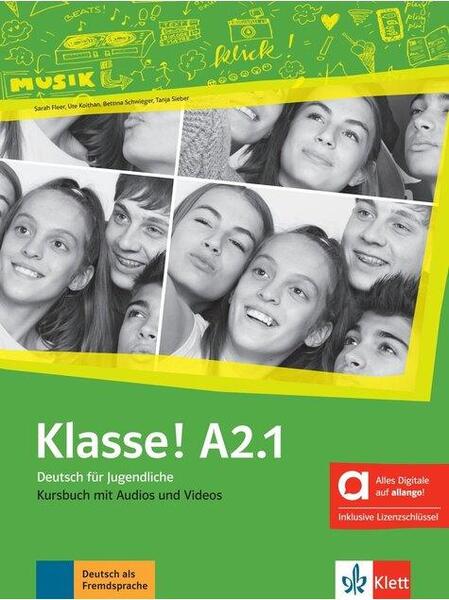 Klasse! A2.1 Übungsbuch mit Audios inklusive Lizenzschlüssel allango (24 Monate) - Paperback brosat - Klett Sprachen