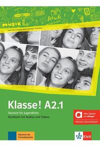 Copertă produs Klasse! A2.1 &Uuml;bungsbuch mit Audios inklusive Lizenzschl&uuml;ssel allango (24 Monate)