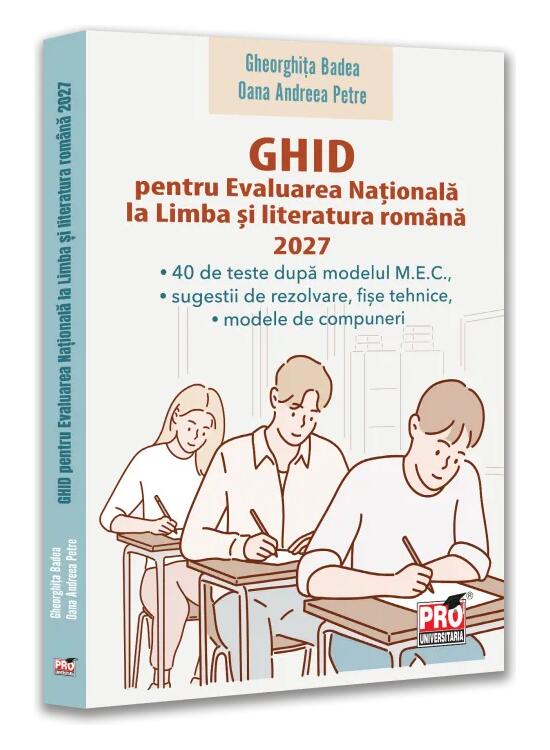Copertă produs Ghid pentru Evaluarea Națională la Limba și literatura rom&acirc;nă 2027 - gallery big 1