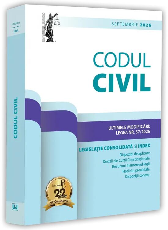 Copertă produs Codul civil: septembrie 2026 - gallery big 1