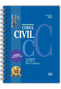 Copertă produs Codul civil Septembrie 2026 (ediție spiralată)