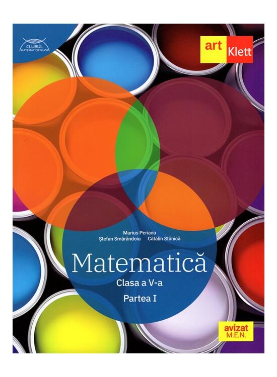 Copertă produs Matematică. Clasa a V-a. Partea 1 - Traseul albastru. Clubul Matematicienilor - gallery big 1
