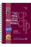 Imagine produs Codul penal și Codul de procedură penală. Septembrie 2026 - Ediție spiralată
