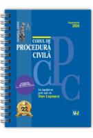 Imagine produs Codul de procedură civilă Septembrie 2026. Ediție spiralată, tipărită pe h&acirc;rtie albă