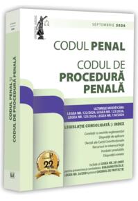 Copertă produs Codul penal și Codul de procedură penală: septembrie 2026. Ediție tipărită pe h&acirc;rtie albă