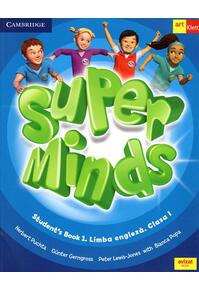 Copertă produs Super Minds. Student's Book 1. Limba Engleză. Clasa I (Cambridge) + 2 CD