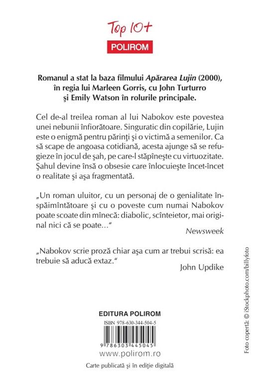 Copertă produs Apărarea Lujin (Top 10+) - gallery big 2