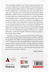 Copertă produs Artistul, informatorul și Securitatea