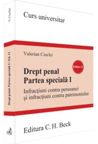 Copertă produs Drept penal. Partea specială I. Ediția 11