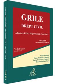 Copertă produs Grile drept civil. Admitere INM, magistratură, avocatură