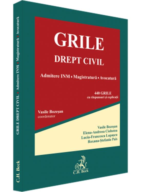 Copertă produs Grile drept civil. Admitere INM, magistratură, avocatură - gallery big 1