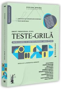 Copertă produs Teste-grilă pentru examenele de admitere &icirc;n profesiile juridice. Drept procesual civil. 2026